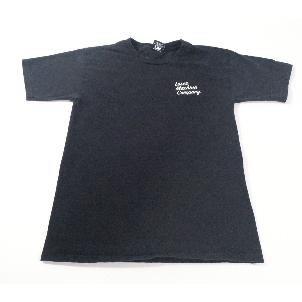 Loser Machine Company Shirt Mens Small Black Drive Me Nuts Graphic Tee Skate Sk8